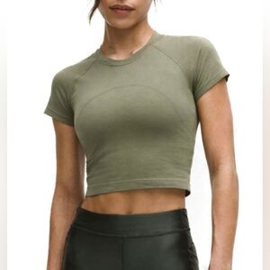 Lululemon Swiftly Tech Cropped Short-Sleeve Shirt 2.0